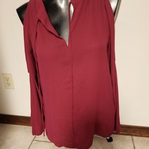 Loft cold shoulder blouse